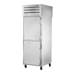 True STR1FPT-2HS-2HS - Pass-Thru Freezer, one-section, (2) solid half doors front & rear